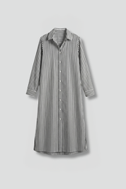 Brooke Henderson | Striped Midi Shirt Dress For Women