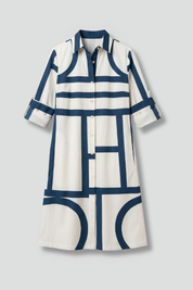 Holly Murphy | Geometric Print Shirt Dress For Women