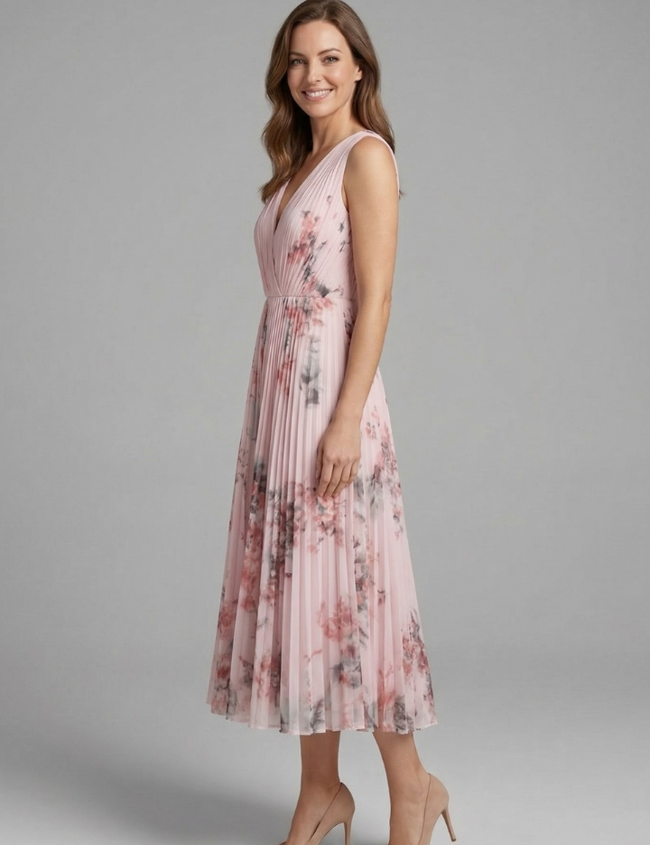 Women_sSleevelessDresswithV-NeckandPleatedSkirt_8.png