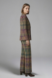 Imogen Clarke | Plaid Double-Breasted Suit Set For Women