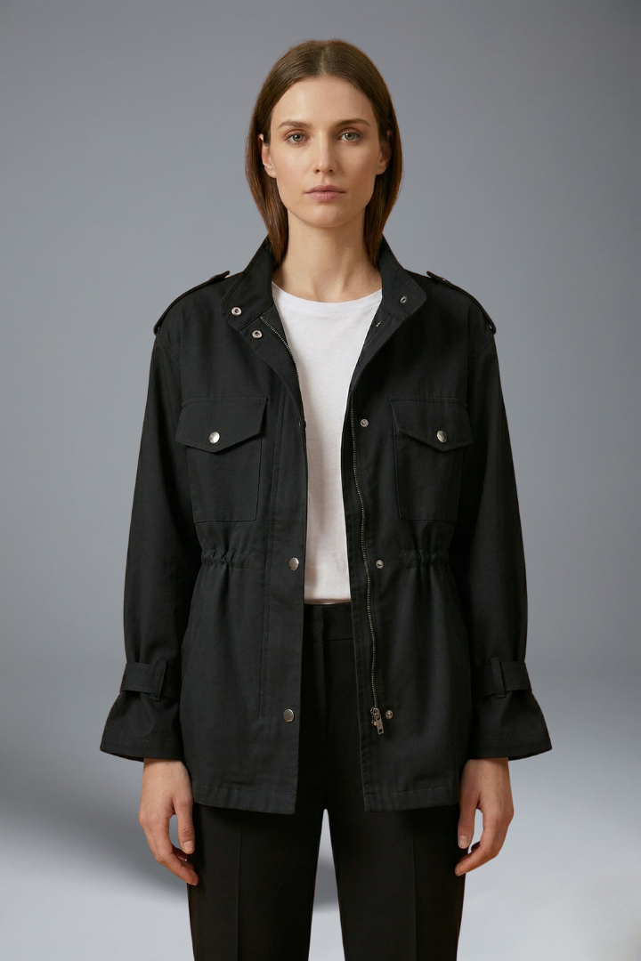 Vivienne Laurent | Double Breasted Utility Jacket For Women