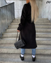 Élodie Laurent | Long Sleeve Trench Coat For Women