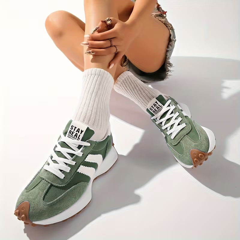 Sophie Laurent | Retro Platform Sneakers For Women