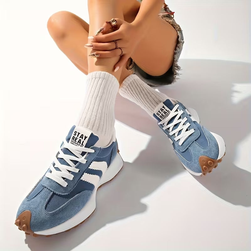Sophie Laurent | Retro Platform Sneakers For Women