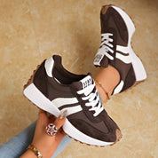 Sophie Laurent | Retro Platform Sneakers For Women