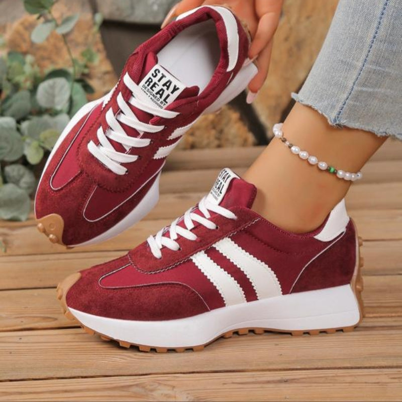 Sophie Laurent | Retro Platform Sneakers For Women