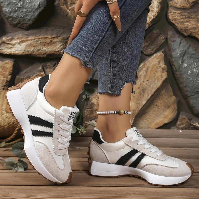 Sophie Laurent | Retro Platform Sneakers For Women
