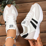 Sophie Laurent | Retro Platform Sneakers For Women