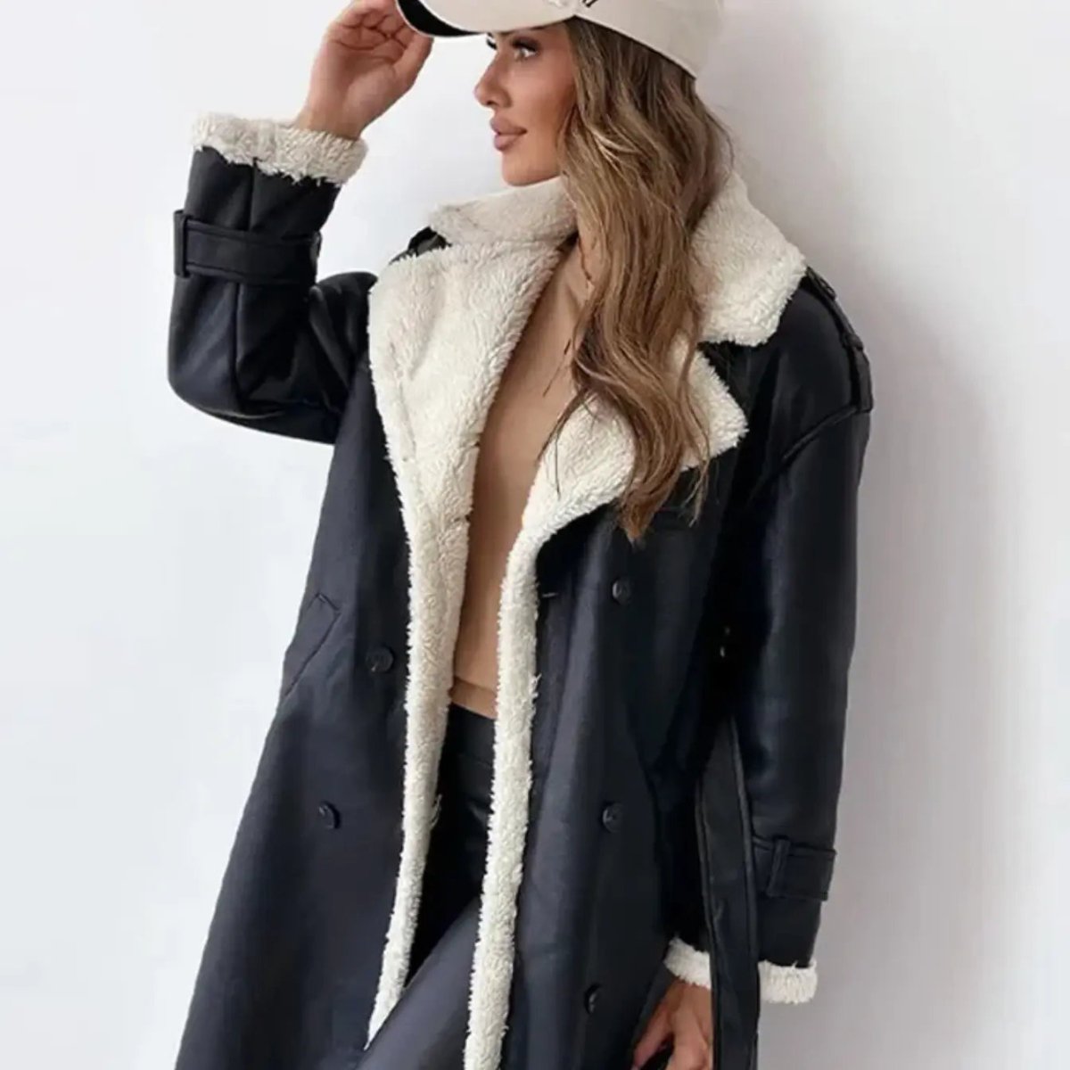 Vivienne Moreau | Luxe Shearling Winter Coat For Women