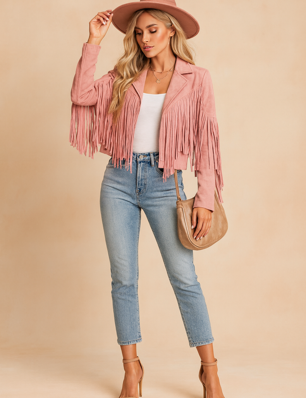 Luna Bellini | Fringe Jacket For Women