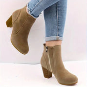 Clara Fontaine | Block Heel Ankle Boots For Women