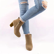 Clara Fontaine | Block Heel Ankle Boots For Women