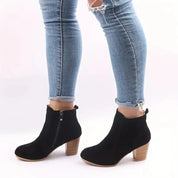 Clara Fontaine | Block Heel Ankle Boots For Women