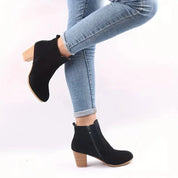 Clara Fontaine | Block Heel Ankle Boots For Women