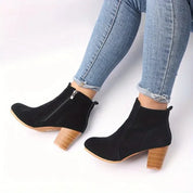 Clara Fontaine | Block Heel Ankle Boots For Women