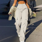 Aurélie Martin | High-Waisted Cargo Pants with Urban Utility Style For Women