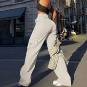 Aurélie Martin | High-Waisted Cargo Pants with Urban Utility Style For Women