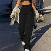 Aurélie Martin | High-Waisted Cargo Pants with Urban Utility Style For Women