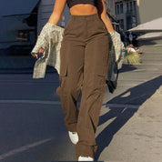 Aurélie Martin | High-Waisted Cargo Pants with Urban Utility Style For Women