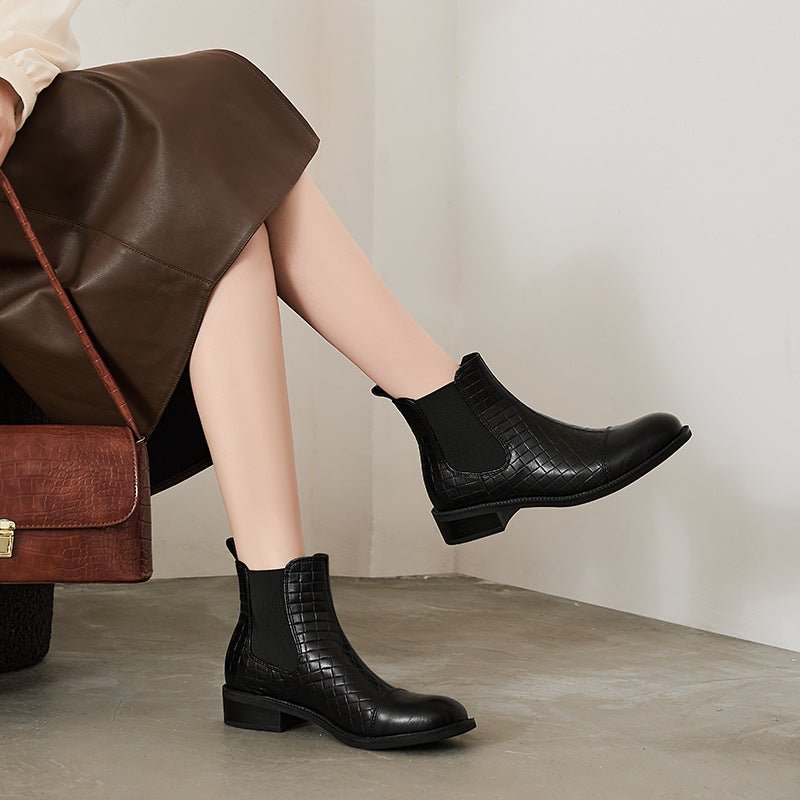 Clara Bellini | Leather Chelsea Boots For Women
