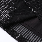 Chloé Bernard | Sparkling Sequin Mini Dress with Waist Tie Detail For Women