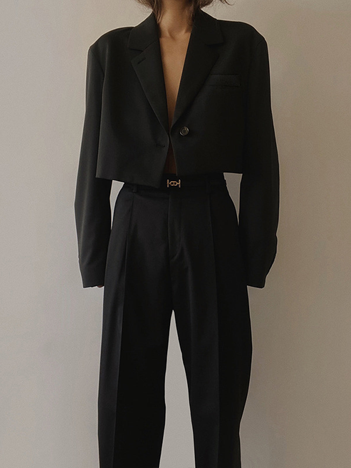 Sophie Laurent | Cropped Tailored Blazer For Women