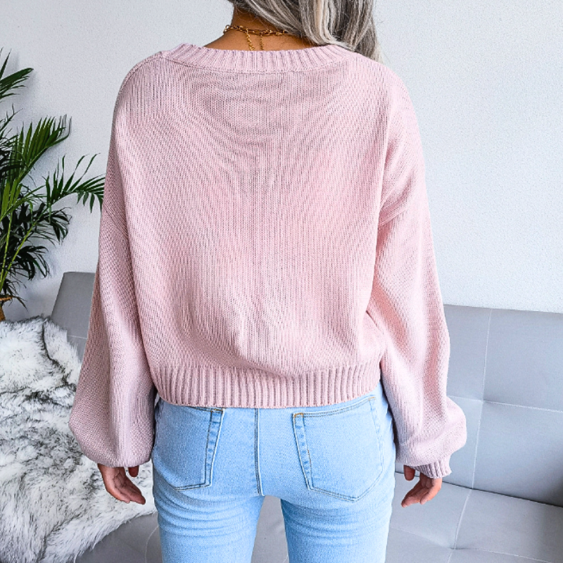 Luca Bellini | Cropped Cloud Knit Cardigan For Women