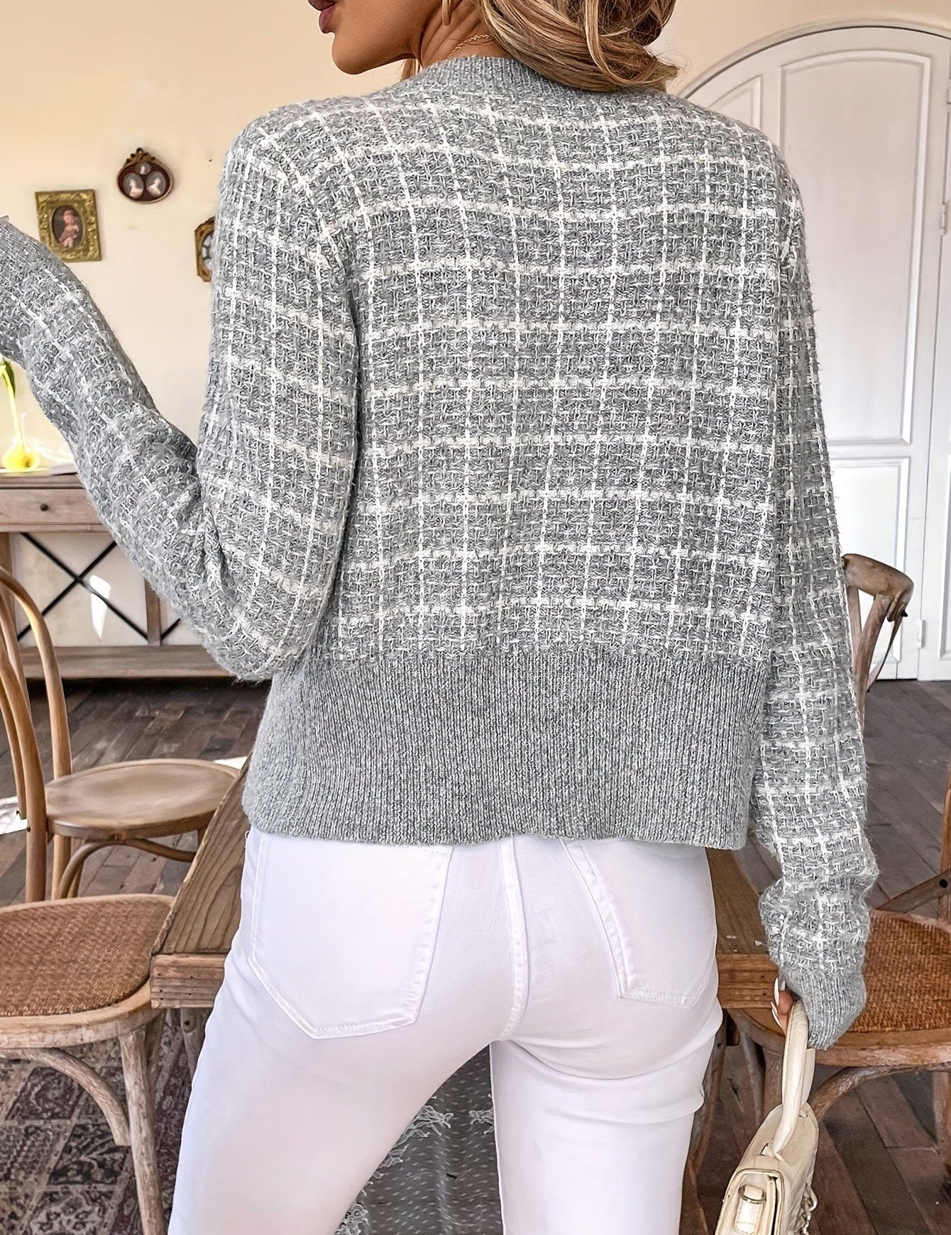 Womens-Cropped-Knit-Cardigan-with-Houndstooth-Button-Up-7.jpg