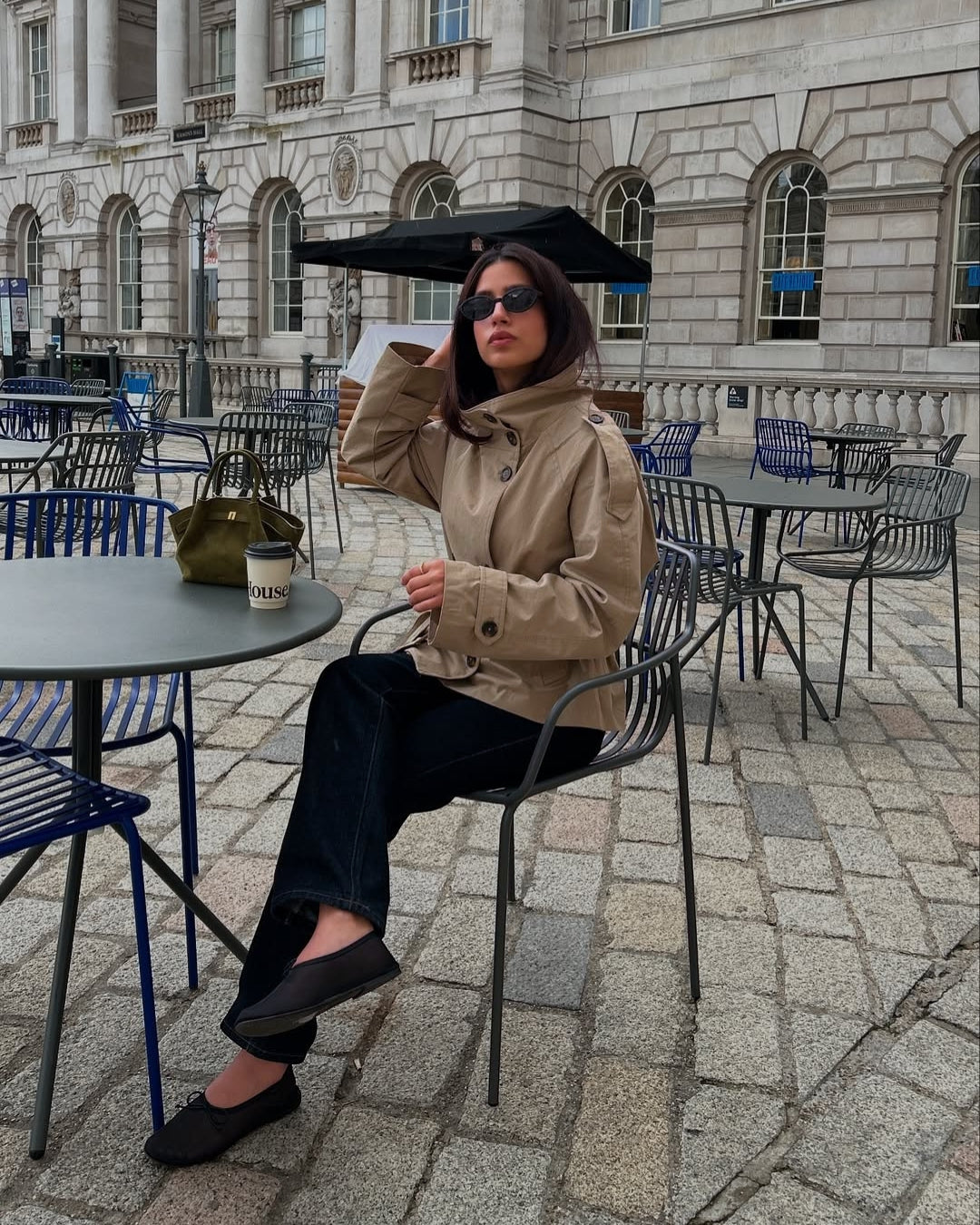 Isabella Laurent | Cropped Belted Trench Jacket For Women