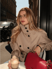 Colette Virelli | Cropped Trench Jacket For Women