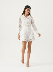 Camille Moreau | Lace Co-Ord Romper Set For Women