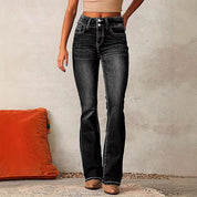 Aurélie Dubois | High-Waisted Flare Jeans With Retro Fit