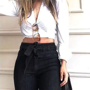 Sophie Delacroix | High-Waisted Flare Jeans with Sculpting Fit For Women
