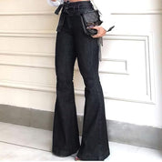 Sophie Delacroix | High-Waisted Flare Jeans with Sculpting Fit For Women