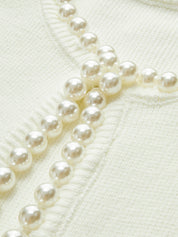 Sophie Delacroix | Pearl Trim Knit Cardigan For Women