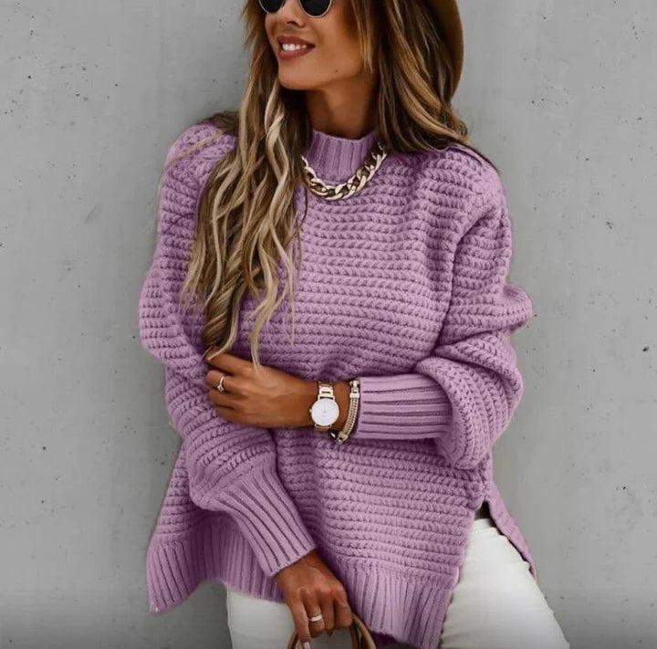 Sienna Laurent | Chunky Knit Oversized Sweater For Women