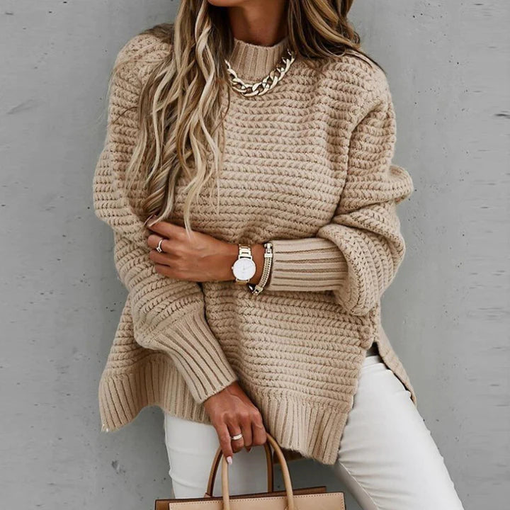 Sienna Laurent | Chunky Knit Oversized Sweater For Women