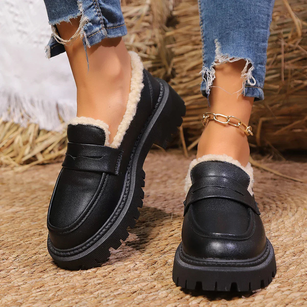 Womens-Loafers-Platform-Slip-On-with-Fluffy-Lined-Chunky-5.webp