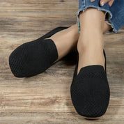 Sofia Bellini | Breathable Knit Slip-On Flats For Women