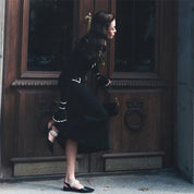 Camille Dubois | Elegant Ribbed Maxi Dress With Timeless Luxury For Women