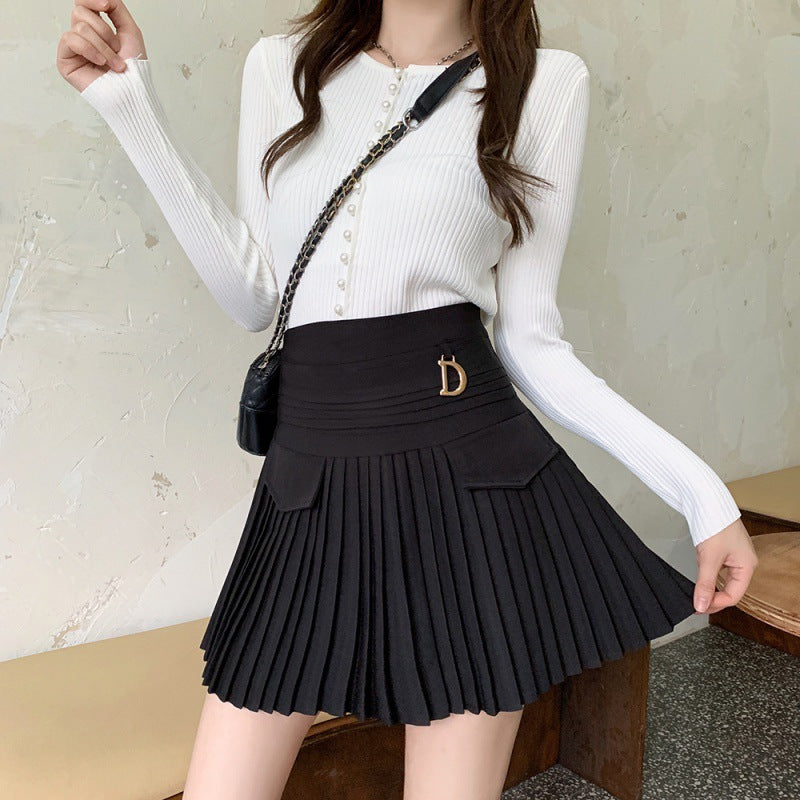 Giulia Beaumont | Pleated Mini Skirt For Women