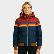 Luca Moretti | Retro Hooded Puffer Jacket For Women