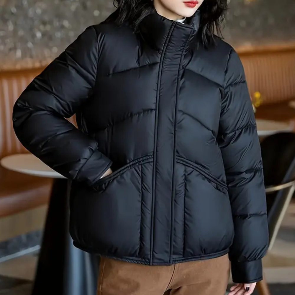 Lorenzo Bellini | Women's Quilted Puffer Jacket - Warm Winter Coat Australia