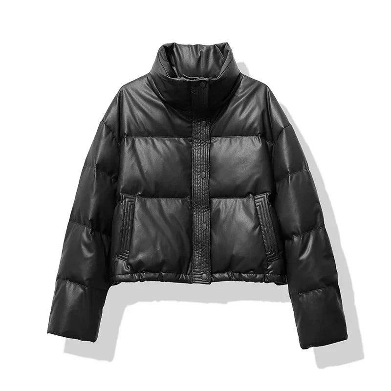 Camille Laurent | Cropped Puffer Jacket For Women