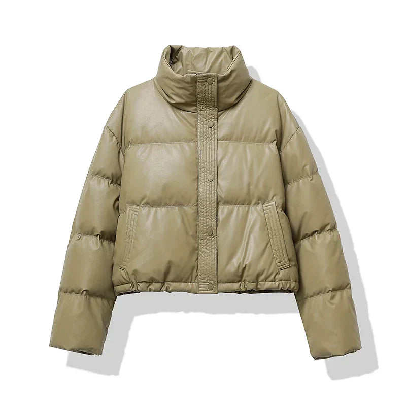 Camille Laurent | Cropped Puffer Jacket For Women