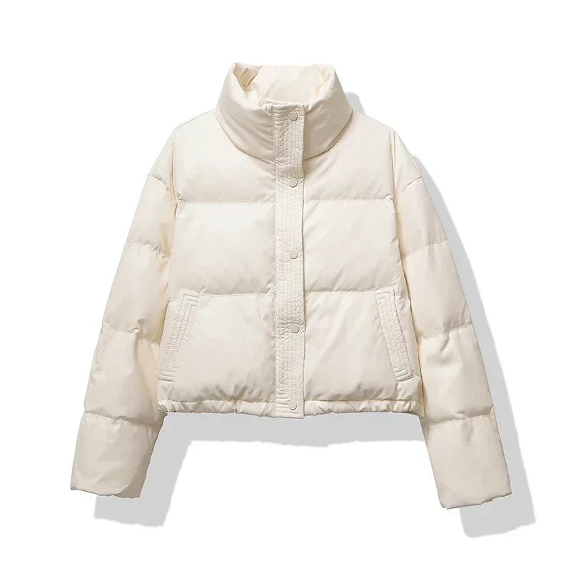 Camille Laurent | Cropped Puffer Jacket For Women