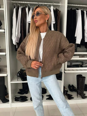 Sophie Laurent | Quilted Bomber Jacket With Luxe Texture For Women