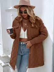 Isabella Moreau | Quilted Long Coat For Women