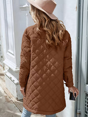 Isabella Moreau | Quilted Long Coat For Women