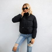 Sofia Laurent | Cropped Puffer Jacket For Women